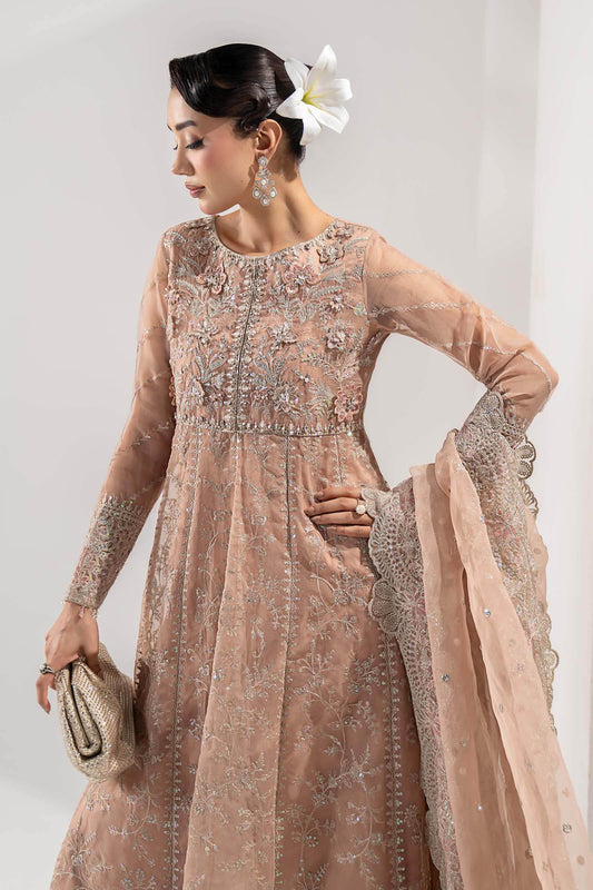 3 Piece Embroidered Organza Suit